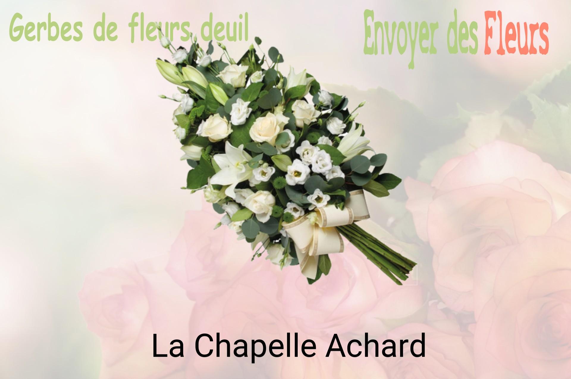 Gerbe de fleurs de deuil livrée à La Chapelle-Achard